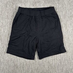 DUDE ROBE Shorts Mens S/M Black Lounge Sweat Elastic‎ Waist Casual Athletic